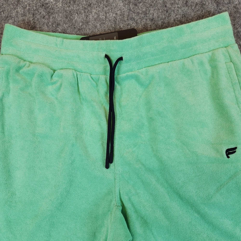 Fabletics‎ The Island Terry Short Men XL Green Lightweight Drawstring Pockets - Picture 2 of 7
